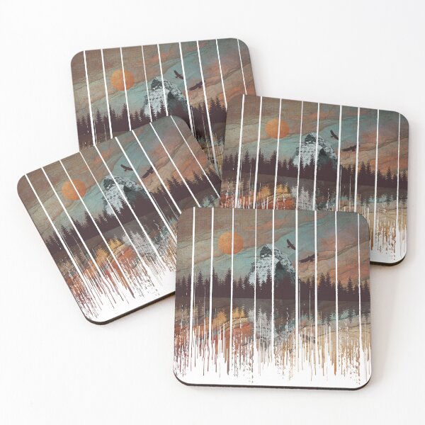 Item preview, Wild Dripping Sunset Landscape designed and sold by maryedenoa.