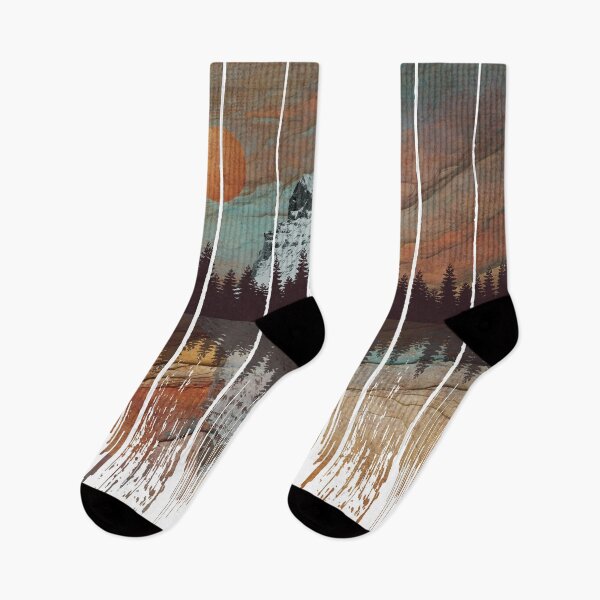 Item preview, Wild Dripping Sunset Landscape designed and sold by maryedenoa.