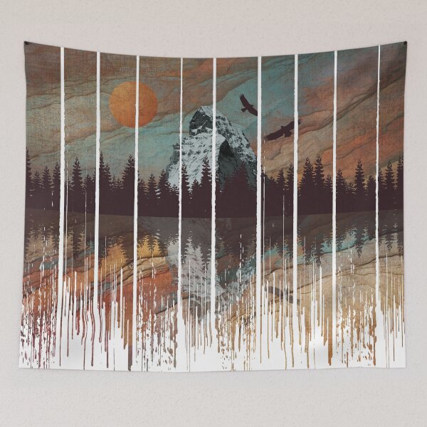 Item preview, Wild Dripping Sunset Landscape designed and sold by maryedenoa.