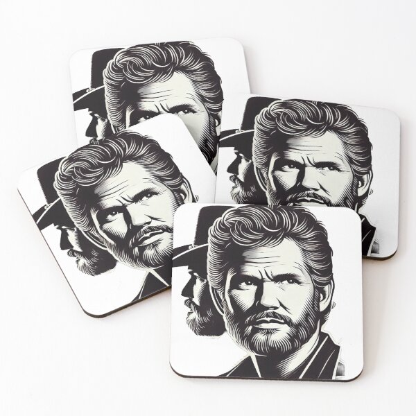 Item preview, Kris Kristofferson's Portrait designed and sold by Raha-Art .