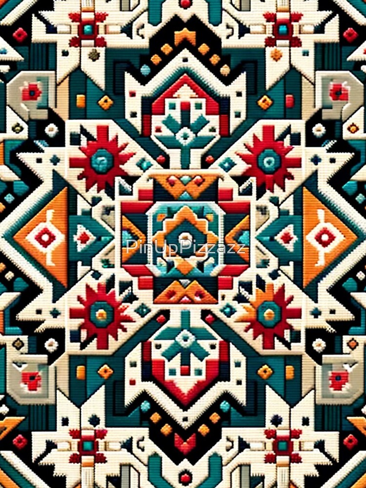Thumbnail 4 of 4, iPhone Case, Moroccan-Style Rug Print designed and sold by PinUpPizzazz.
