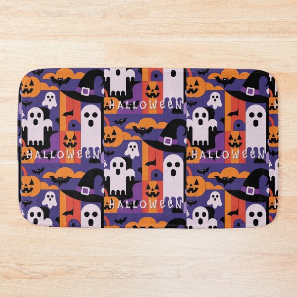 Item preview, Cute  ghost ,bat and  carving pumpkin  halloween brafdesign designed and sold by Brafdesign.