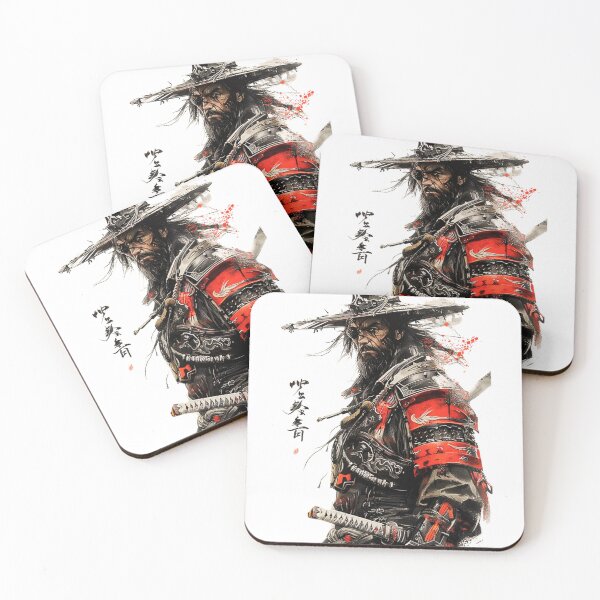 Item preview, Samurai Warriors – Powerful and Timeless Warrior Art designed and sold by BubbleSpy.