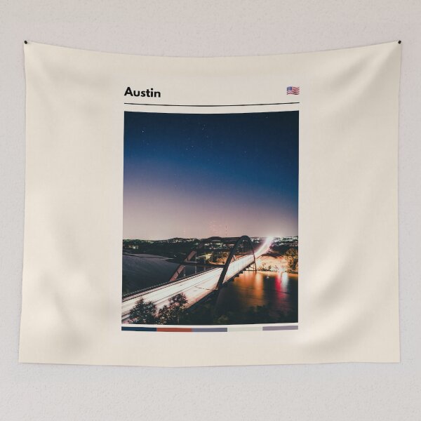 Item preview, Visit Austin, Texas (Travel The World) designed and sold by RabbitK.