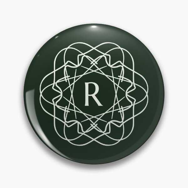Item preview, Ornamental Sacred Geometry letter R emblem designed and sold by rasagamastore.