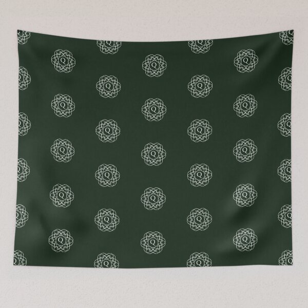 Item preview, Ornamental Sacred Geometry letter Q emblem designed and sold by rasagamastore.