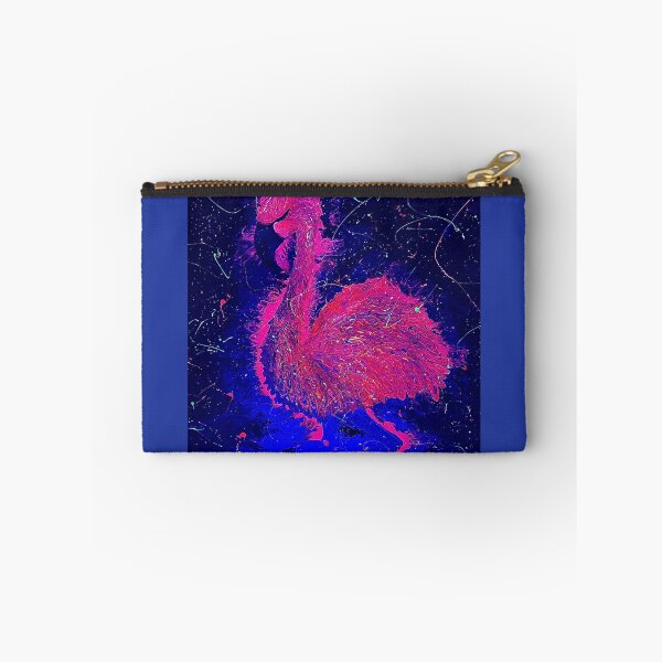 Item preview, FLAMMING HOT Pink flamingo night version designed and sold by PGKINART.