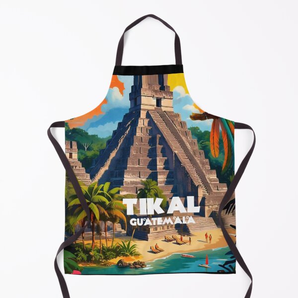 Item preview, Wall  Art Guatemala | Tikal Travel Vintage Poster designed and sold by kestrada2906.