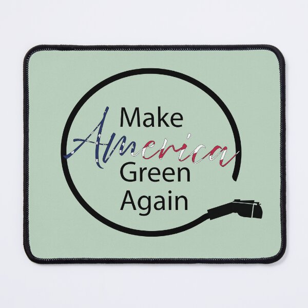 Item preview, Make America Green Again Electric Vehicle EV Charger Image designed and sold by laughingwillows.