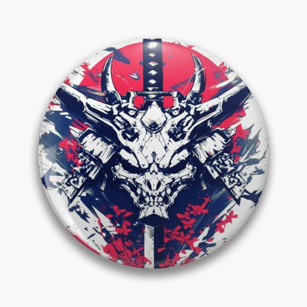 Item preview, Samurai Spirit Devil – Fierce and Dark Warrior Art designed and sold by BubbleSpy.