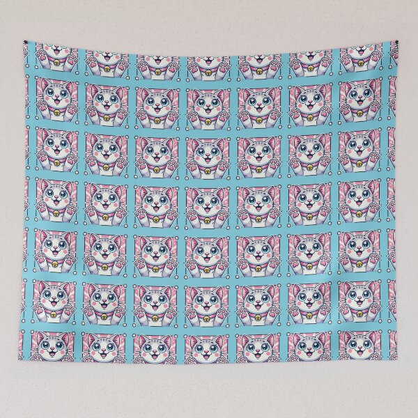 Item preview, Cute cheerful cat  designed and sold by Raha-Art .