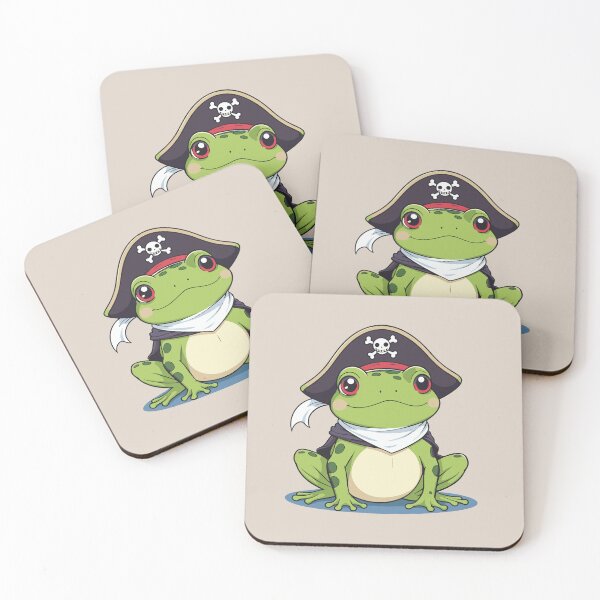 Item preview, Cute Frog Pirate designed and sold by Atlantico54.