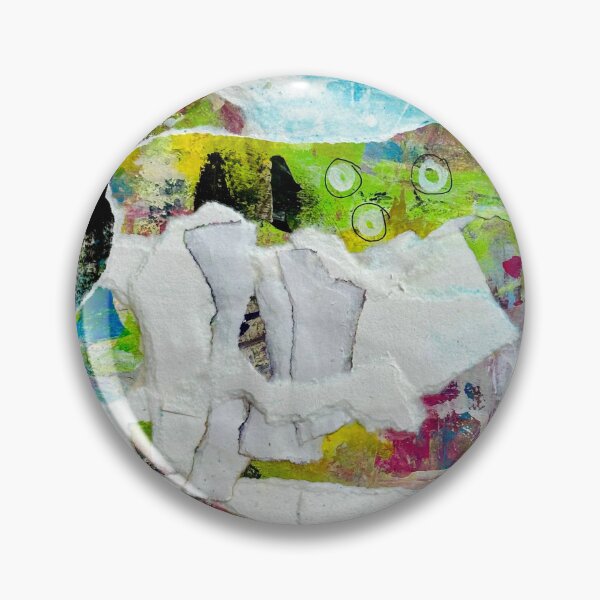 Item preview, Layered Connectivity Abstract Mixed Media Collage Art  designed and sold by KATHLEEN TENNANT ART.