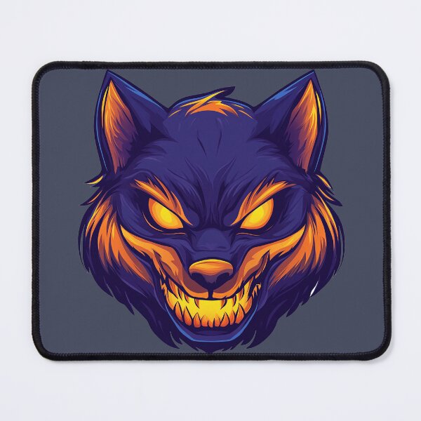 Item preview, Wolf face on Halloween 2024 Type 2 designed and sold by Tem‑Tip of pen.
