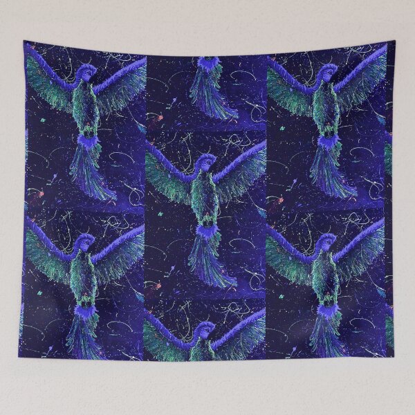 Item preview, FUEGO Festive Blue Macaw Night Version designed and sold by PGKINART.