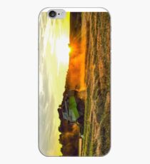 Claas Combine at sunset iPhone Case