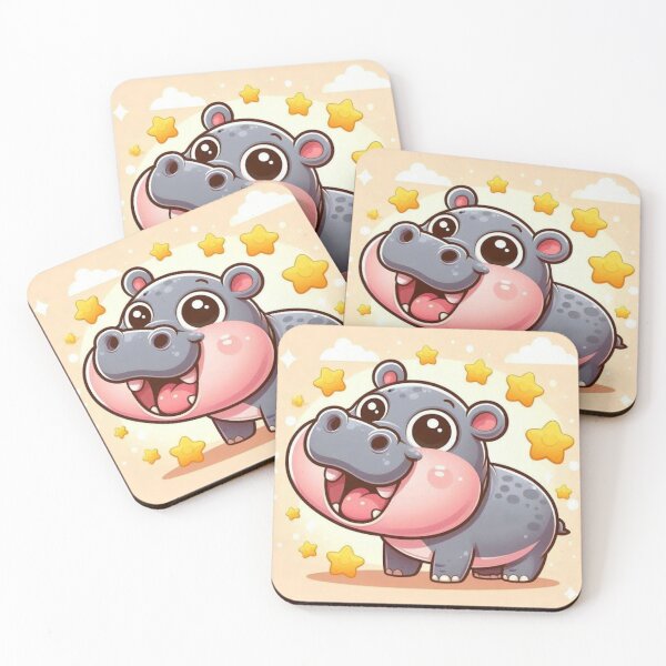 Item preview, Moo dang (Pygmy Hippopotamus) designed and sold by Sarawut hoyhual.