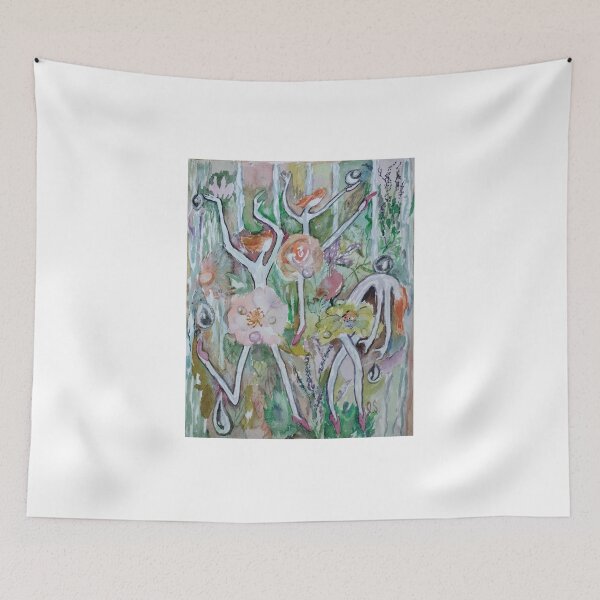 Item preview, Rain in flower garden designed and sold by iragrit.