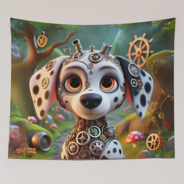 Item preview, Steampunk Dalmatian Mix designed and sold by Sillytoe.