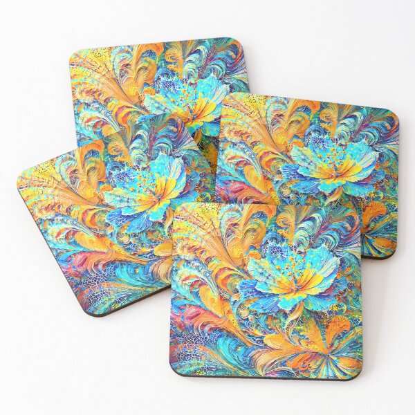 Item preview, Energetic Whorls in Neon Palette designed and sold by blackhalt.