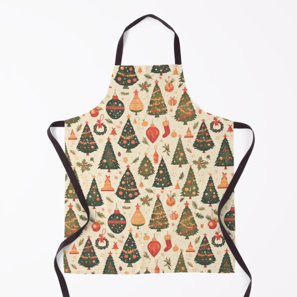 Item preview, Christmas trees and ornaments, Pines and spruces forest - Christmas trees decorations pattern designed and sold by mind-coloring.