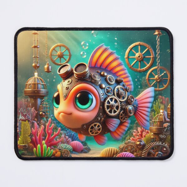 Item preview, Steampunk Damselfish designed and sold by Sillytoe.