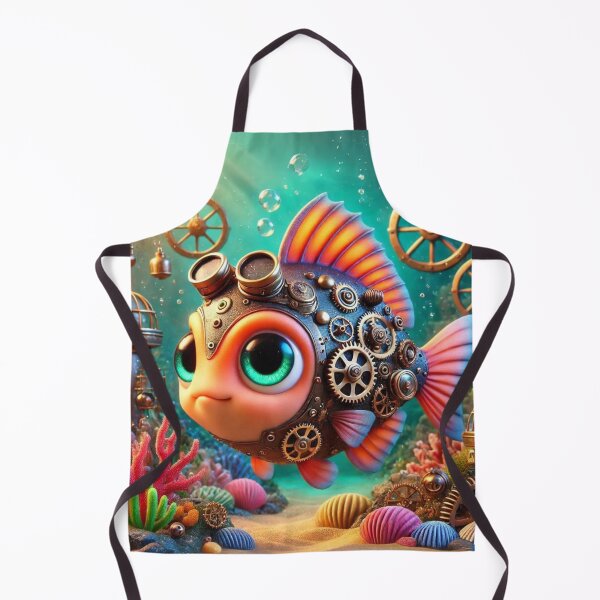 Item preview, Steampunk Damselfish designed and sold by Sillytoe.