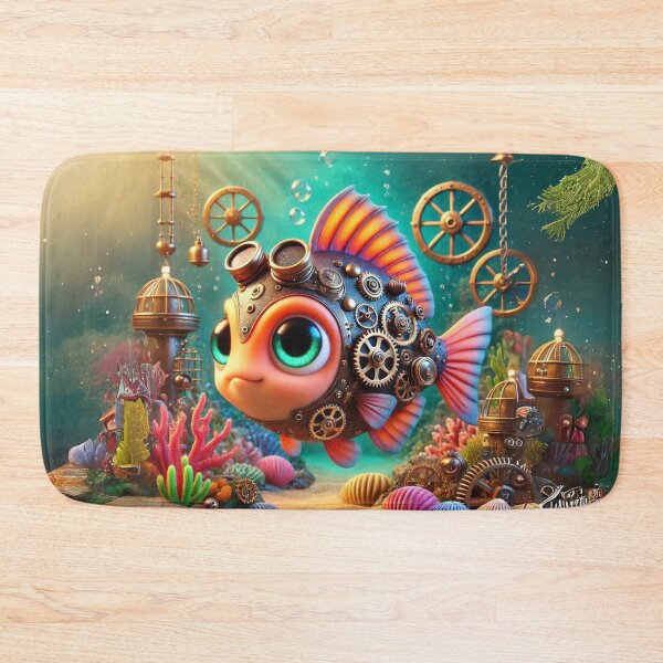 Item preview, Steampunk Damselfish designed and sold by Sillytoe.