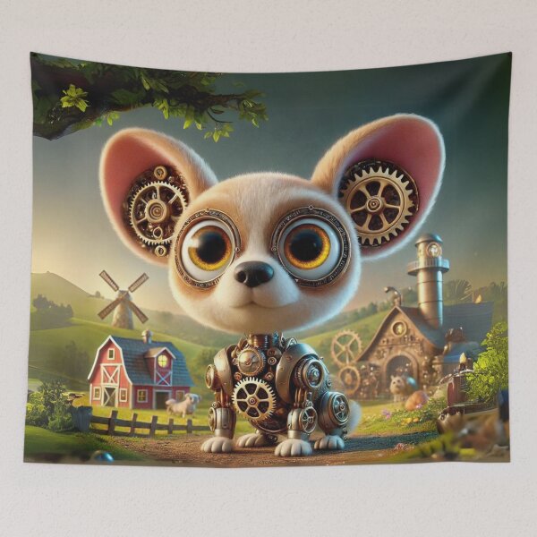 Item preview, Steampunk Danish Swedish Farmdog designed and sold by Sillytoe.