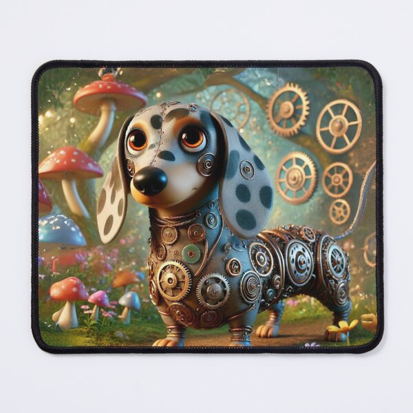 Item preview, Steampunk Dapple Dachshund designed and sold by Sillytoe.