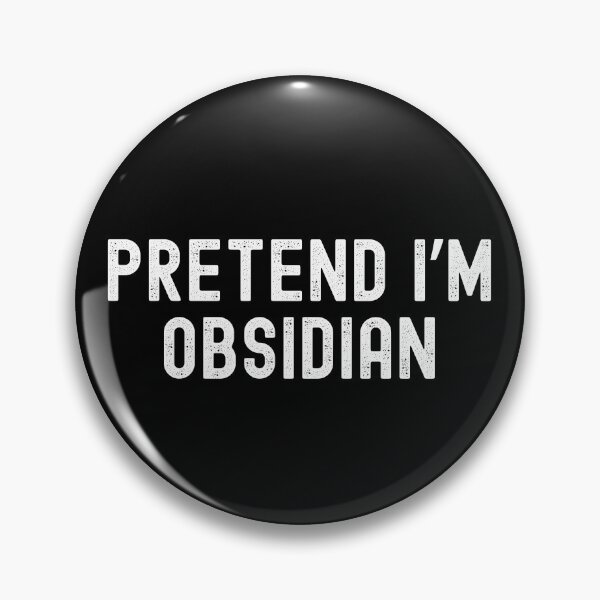 Item preview, Pretend I'm Obsidian Easy Halloween Costume | Geologist Halloween | Earth Science Teacher Halloween | Volcanologist designed and sold by jadedscientist.
