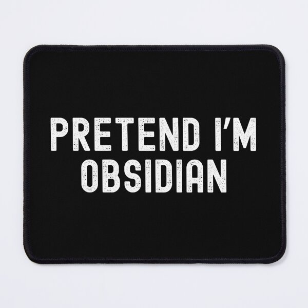 Item preview, Pretend I'm Obsidian Easy Halloween Costume | Geologist Halloween | Earth Science Teacher Halloween | Volcanologist designed and sold by jadedscientist.
