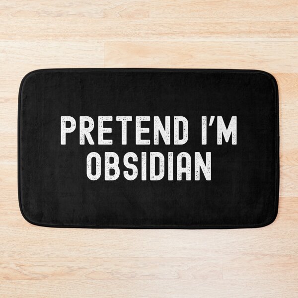Item preview, Pretend I'm Obsidian Easy Halloween Costume | Geologist Halloween | Earth Science Teacher Halloween | Volcanologist designed and sold by jadedscientist.