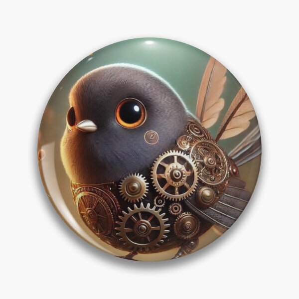 Item preview, Steampunk Dark-Eyed Junco designed and sold by Sillytoe.
