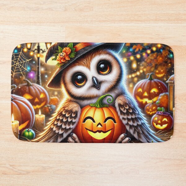 Item preview, The Enchanting Owl and her Magic Pumpkin designed and sold by AmigoVerse.