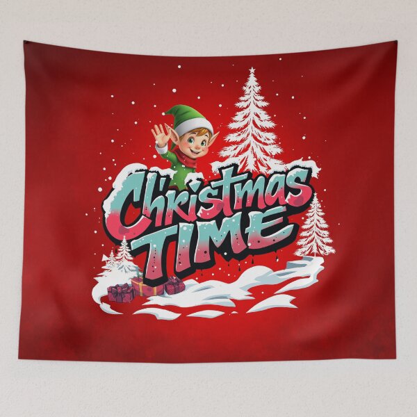 Item preview, A cheerful cartoon elf  designed and sold by nicky2342.