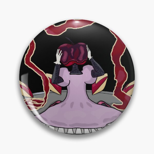 Item preview, Apple Headed Woman Surrounded By Cut Apples Print designed and sold by SunflowerEyeArt.