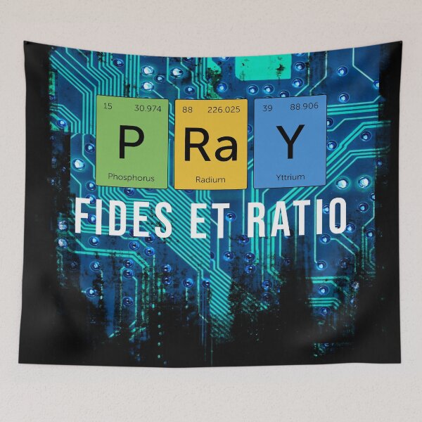 Item preview, Pray—Fides et Ratio Version II designed and sold by KTSubz Faith & Fun Designs.