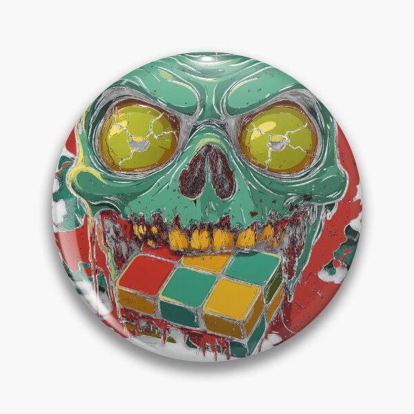 Item preview, Skull Eating Rubiks Cube Custom made Personalised  designed and sold by Harbidge.