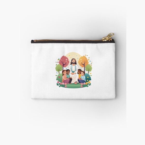 Item preview, Jesus Christ with children Illustration  designed and sold by CrossCrafted.