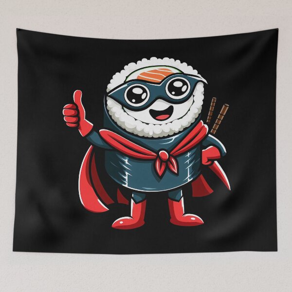 Item preview, Sushiman designed and sold by Funny Vintage Stickers And T-Shirts.