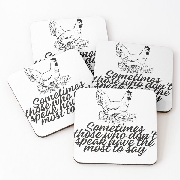 Item preview, Sometimes those who don’t speak have the most to say designed and sold by Kimberly Czotter.