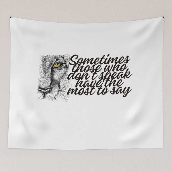 Item preview, Sometimes those who don’t speak have the most to say designed and sold by Kimberly Czotter.