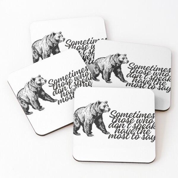 Item preview, Sometimes Those Who Don't Speak Have the Most to Stay designed and sold by Kimberly Czotter.