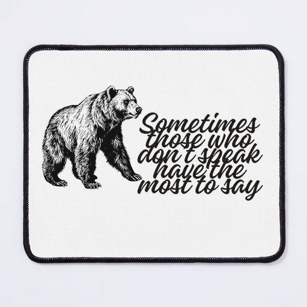 Item preview, Sometimes Those Who Don't Speak Have the Most to Stay designed and sold by Kimberly Czotter.
