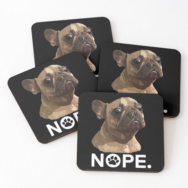 Item preview, Nope Funny Frenchie Dog designed and sold by Just-Arts-4U.