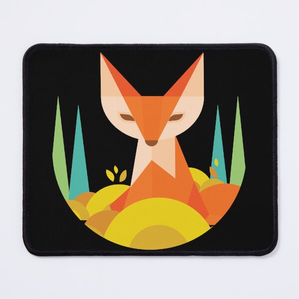 Item preview, Geometric Fox Illustration | Abstract Shape Design designed and sold by TurtleDojo.