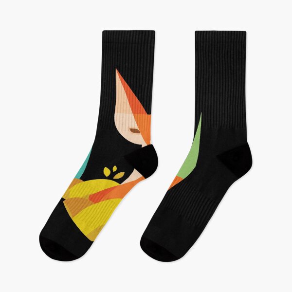 Item preview, Geometric Fox Illustration | Abstract Shape Design designed and sold by TurtleDojo.