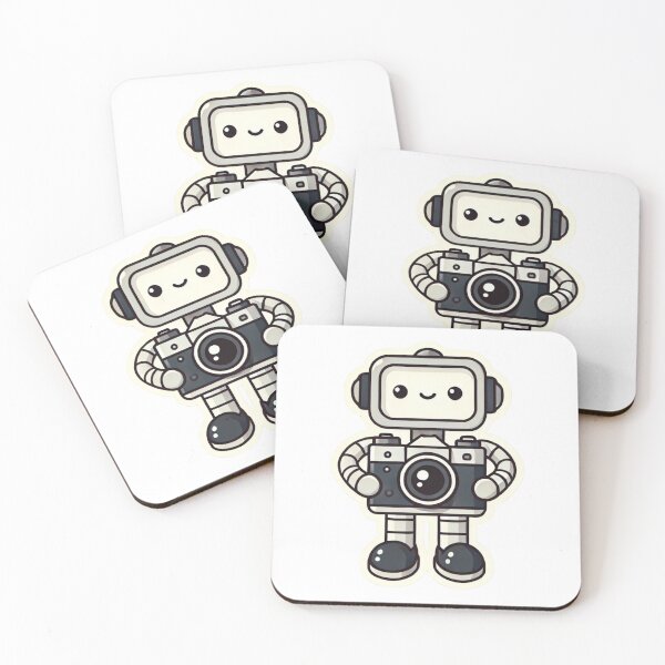 Item preview, Awesome robot with boxy eyes designed and sold by bunny925.