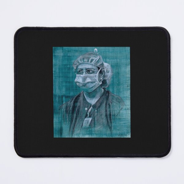 Item preview, Nurse Nish - Drawing by Adelaide Artist Avril Thomas - South Australian Artist designed and sold by AvrilThomasart.